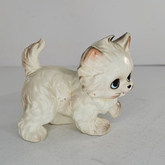 Vintage Josef Originals Persian Kitten Walking Figurine White Cat - Picture 2 of 8